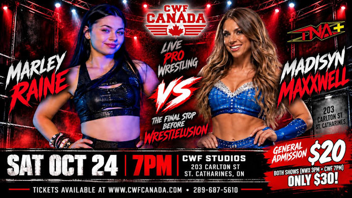 Madisyn Maxxwell Marley Raine CWF Canada Match October-24 2026