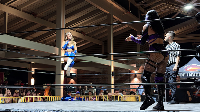 Madisyn Maxxwell Local Pro Wrestling Eye Of The Storm3 Dream Girl Ellie Crowd Engagement