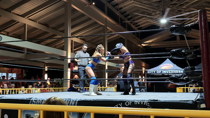 Madisyn Maxxwell Local Pro Wrestling Eye Of The Storm3 Dream Girl Ellie Hand To Hand Lock