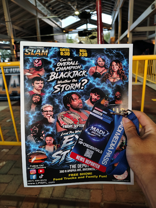 Madisyn Maxxwell Local Pro Wrestling Eye Of The Storm 3 Madi Media Pass