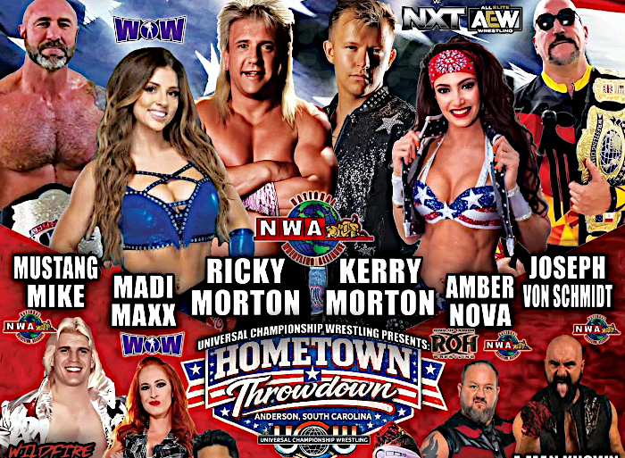 Madisyn Maxxwell UCW Hometown Throwdown July 18 2026 Anderson SC Poster Top