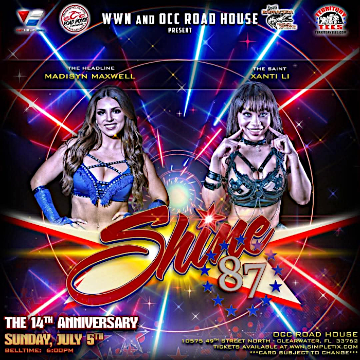 Madisyn Maxxwell Xanti Li Shine Wrestling 87 Poster