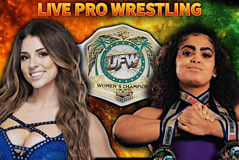 UFW Run For Glory Womens Championship Madisyn Maxxwell Tiny Tanaily Poster