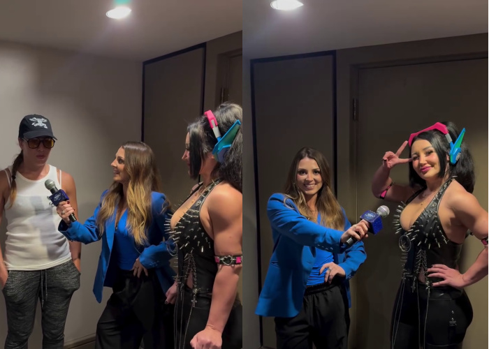 Marina Shafir AEW Madisyn Maxxwell Sofia Sivan Interview Top