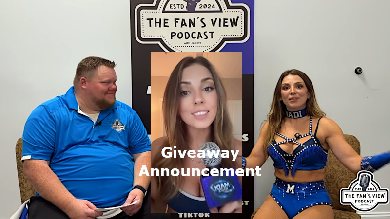 Madisyn Maxxwell The Fan's View Podcast Giveaway 