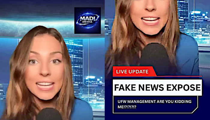 Madisyn Maxxwell UFW Fake News Report Video