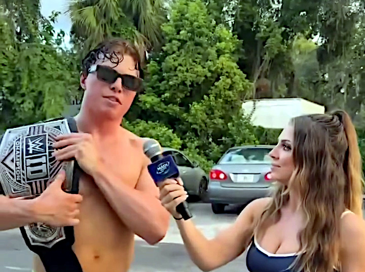 Max Abrams WWE ID Championship Interview with Madisyn Maxxwell Madi Media