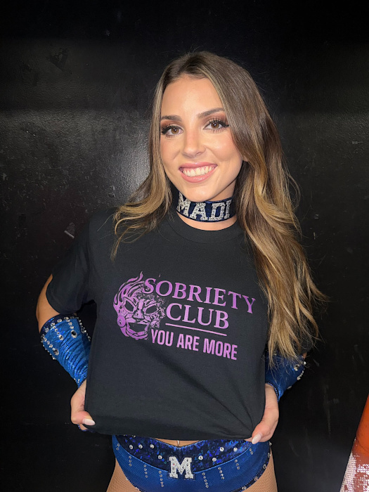 Madisyn Maxxwell Sobriety Club You Are More T-Shirt Pull